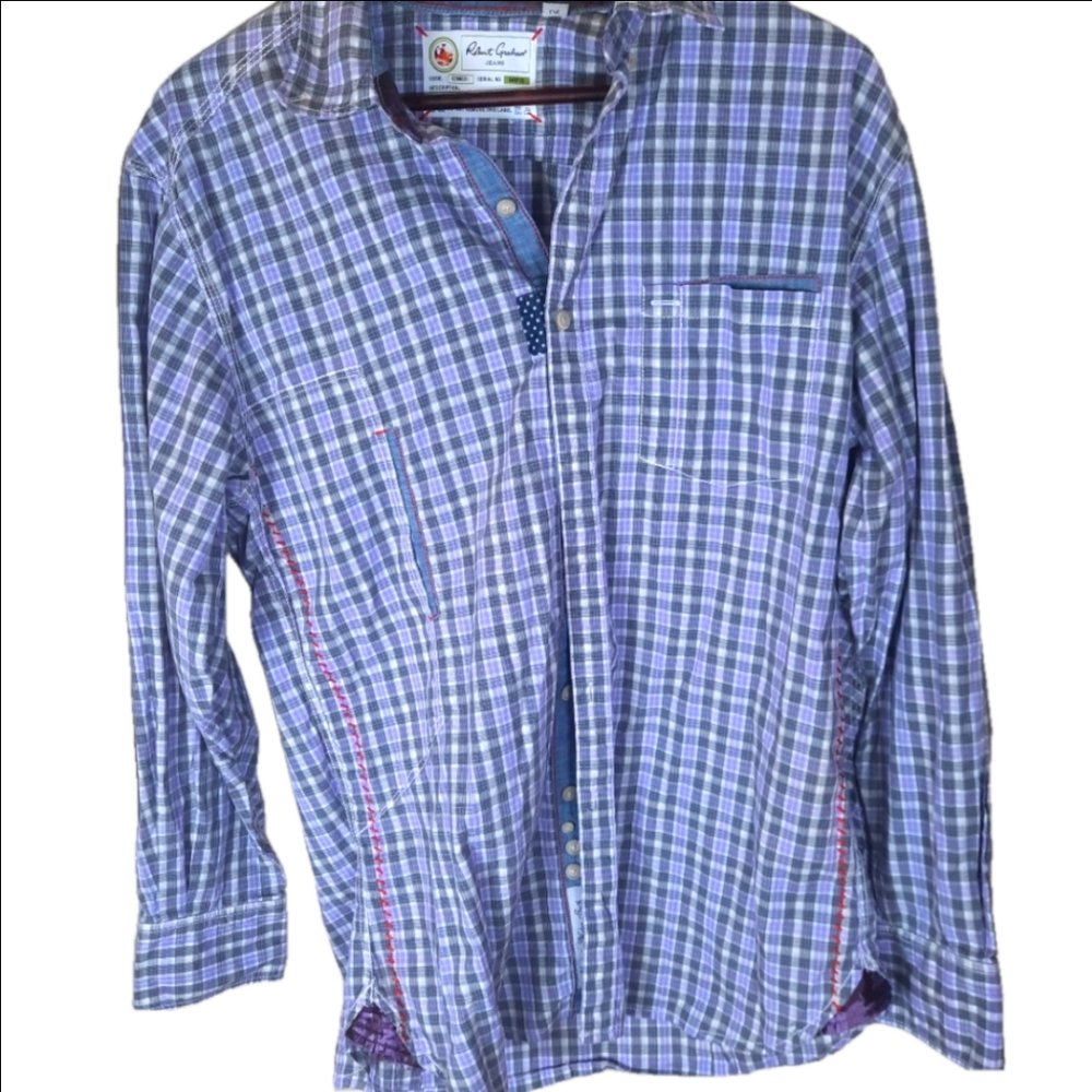 Robert Graham Jeans Plaid Shirt